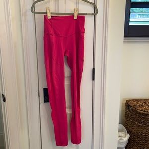 Pink Lululemon leggings